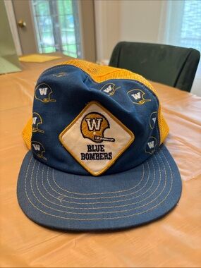 Vintage Winnipeg Blue Bombers Trucker Cap